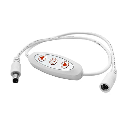 Inline LED neon dimmer controller with on off and brightness buttons - 12V 24V DC dimmer accessory for Our Glowing Hearts neon art