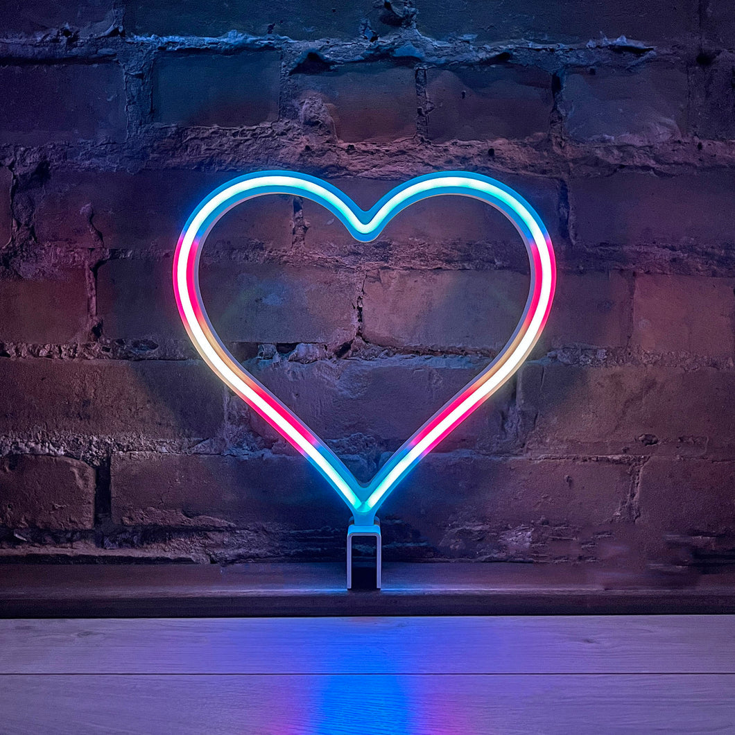 Neon Queer Heart