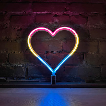 Neon Queer Heart