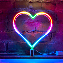 Load image into Gallery viewer, Our Glowing Heart Signature Rainbow Heart
