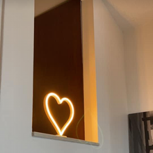 Load image into Gallery viewer, Neon Hero Heart - Warm White
