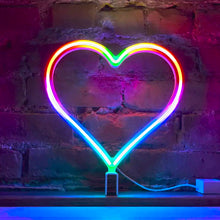 Load and play video in Gallery viewer, Our Glowing Heart Signature Rainbow Heart
