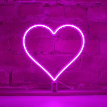 Load image into Gallery viewer, Neon Hero Heart - Magenta
