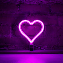 Load image into Gallery viewer, Mini Neon Heart - Magenta
