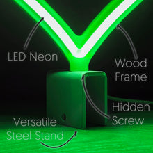 Load image into Gallery viewer, Mini Neon Heart - Green
