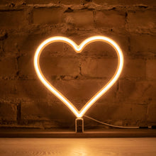 Load image into Gallery viewer, Neon Hero Heart - Warm White
